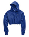 Champion Life Womens Reverse Weave Cropped Cut Off Pullover Hoodie