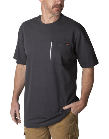 Walls Mens Heavy Lifter Short Sleeve Pocket T-Shirt