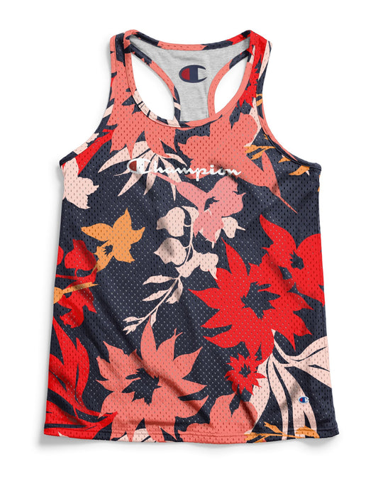 Champion Womens Reversible Mesh To Jersey Tank