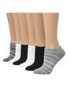 Hanes Women's Breathable Lightweight Super No Show Socks, 6-Pack