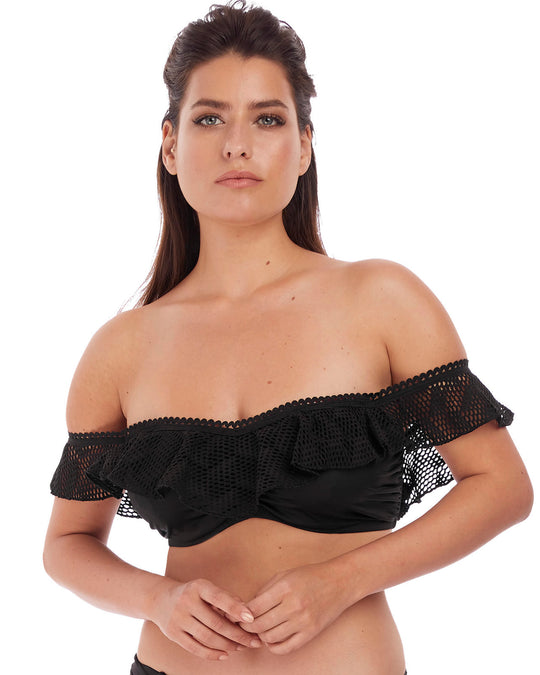 Fantasie Womens Marseille Underwire Bardot Bikini Top