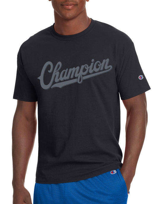 Champion Mens Graphic Short Sleeve Jersey Tee