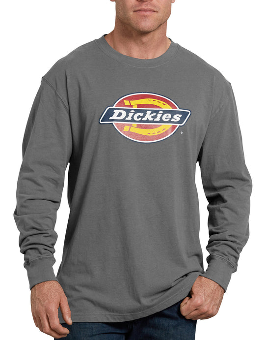 Dickies Mens Long Sleeve Regular Fit Icon Graphic Tee