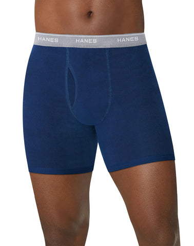 Hanes Mens ComfortSoft Boxer Briefs with Comfort Flex Waistband 2XL-3XL 4-Pack