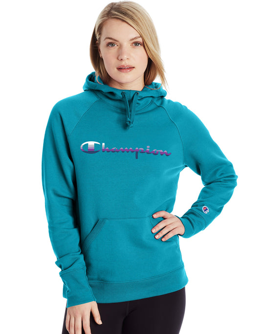 Champion Womens Powerblend Fleece Pullover Hoodie