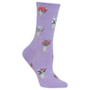 Hot Sox Womens Bouquets Crew Socks