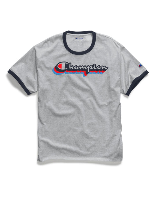 Champion Mens Classic Jersey Ringer Tee