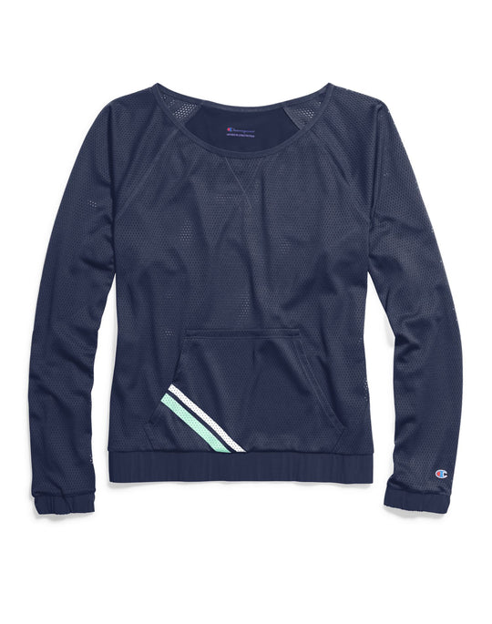 Champion Womens Physical Education Mesh Crew
