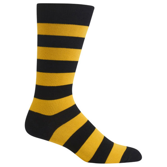 Hot Sox Mens College Rugby Stripe Socks