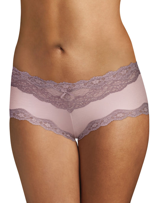 Maidenform Women`s Cheeky Scalloped Lace Hipster