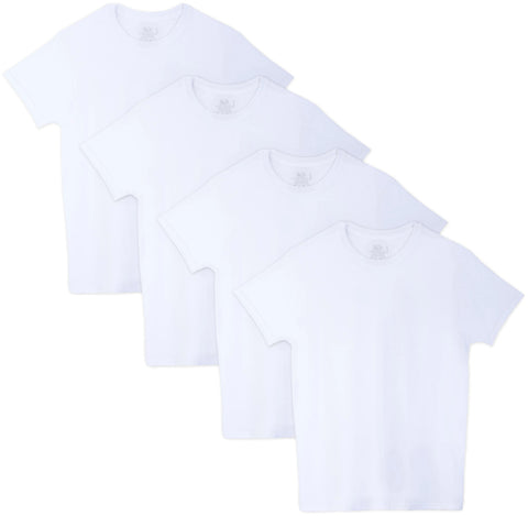 Fruit Of The Loom Mens Beyondsoft Crew Neck T-Shirts 4 Pack Extended Sizes