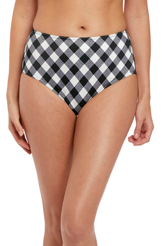 Freya Womens Totally Check High Waist Swim Brief