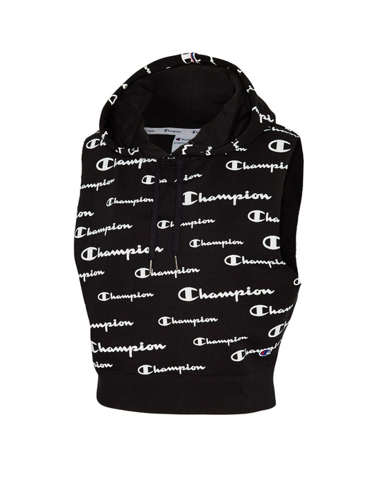 Champion Womens Campus Sleeveless French Terry Hoodie