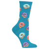 Hot Sox Womens Donut Crew Socks