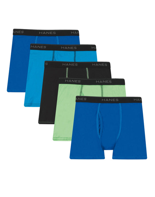 Hanes Ultimate® Boys' Lightweight Boxer Brief 5-Pack