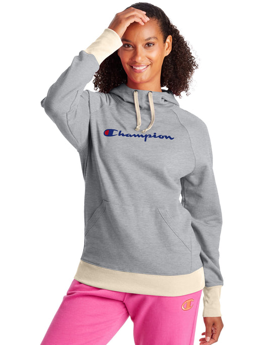 Champion Womens Powerblend Fleece Pullover Hoodie
