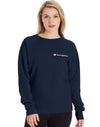 Champion Womens Powerblend Fleece Boyfriend Crew