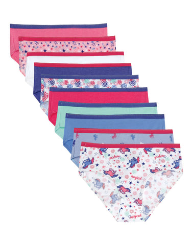Hanes Girls Breathable Stretch Briefs 10-Pack