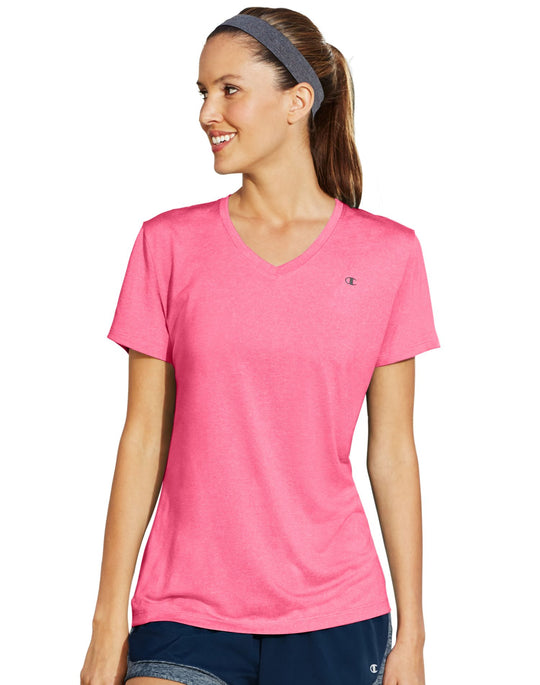 Champion Vapor® Women`s Stripe V-Neck Tee