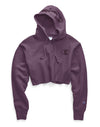 Champion Life Womens Reverse Weave Cropped Cut Off Pullover Hoodie