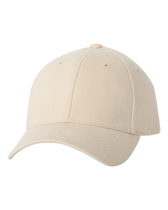Sportsman Heavy Brushed Twill Structured Cap, Adjustable, Navy