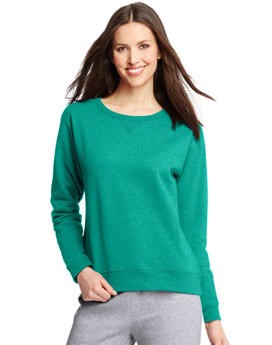 Hanes Women`s ComfortSoft EcoSmart Crewneck Sweatshirt