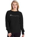 Champion Womens Powerblend Fleece Boyfriend Crew