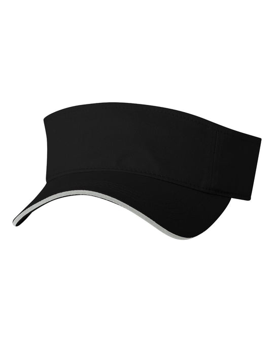 Sportsman Sandwich Visor, Adjustable, White