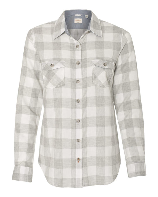 Weatherproof Womens Vintage Brushed Flannel Long Sleeve Shirt W164761, XL