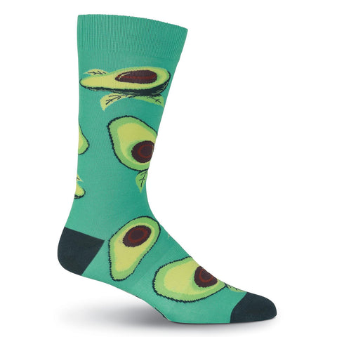 K. Bell Mens Avocados Crew Socks