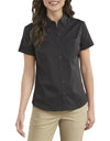 Dickies Womens Stretch Button-Up Shirt