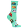 Hot Sox Womens Food Trucks Crew Socks