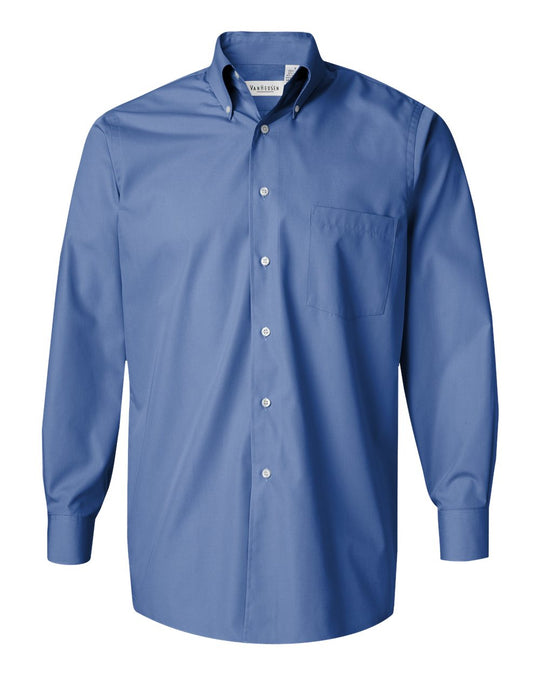 Van Heusen Mens Silky Poplin Shirt