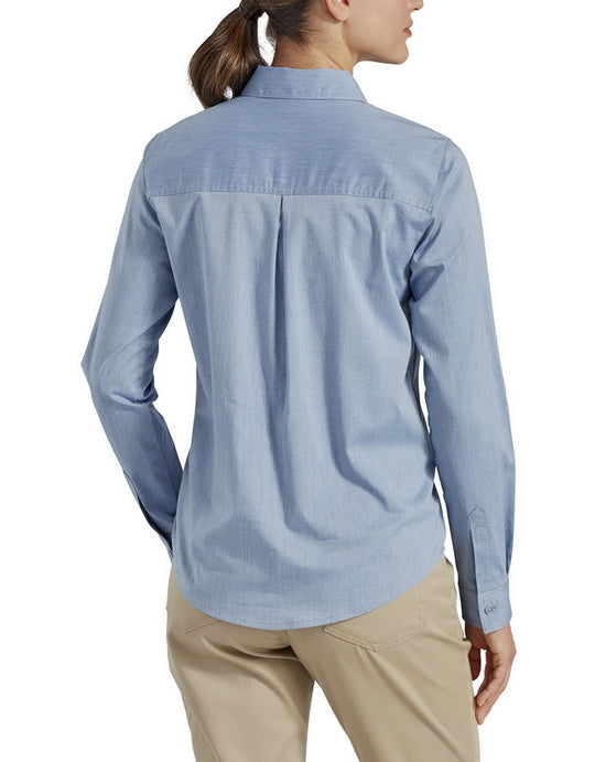Dickies Womens Long Sleeve Poplin Stretch Work Shirt