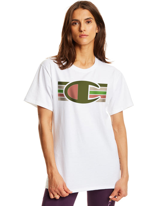 Champion Mens Classic Short-Sleeve Jersey Tee, S, Granite Heather