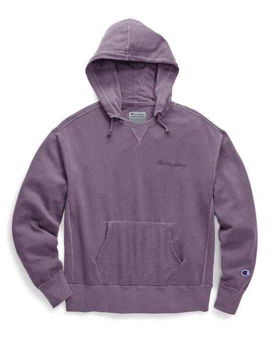 Champion Mens Vintage Dye Fleece Pullover Hoodie