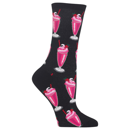 Hot Sox Womens Milkshakes Crew Socks