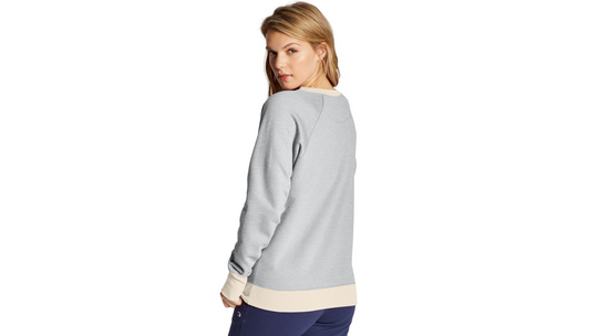Champion Womens Powerblend Fleece Boyfriend Crew