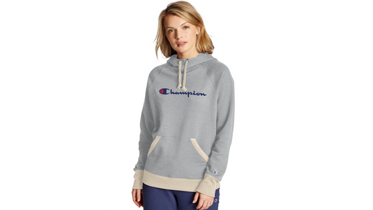 Champion Womens Powerblend Fleece Pullover Hoodie
