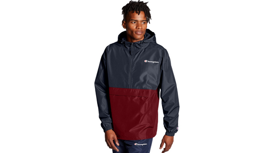 Champion Mens Colorblocked Packable Jacket