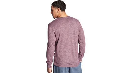 Champion Mens Heritage Heather Long-Sleeve Tee
