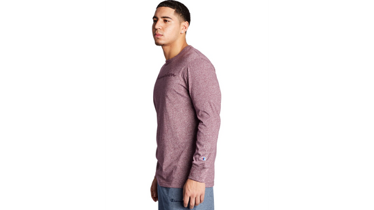 Champion Mens Heritage Heather Long-Sleeve Tee