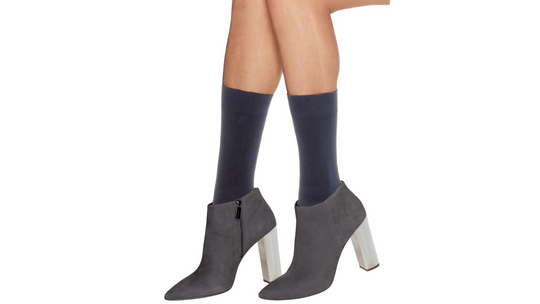 Hanes Womens Perfect X-Temp Opaque Mid Calf Socks 2-Pack