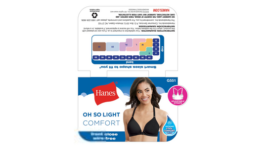 Hanes Womens Oh So Light ComfortFlex Fit Wirefree Bra