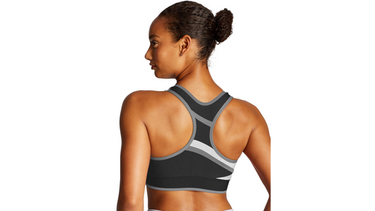 Champion Womens The Infinity Asymmetrical Racerback Sports Bra