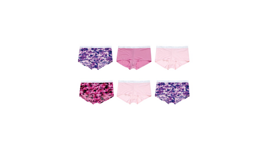 Hanes Womens Cool Comfort Microfiber Boyshorts 6-Pack