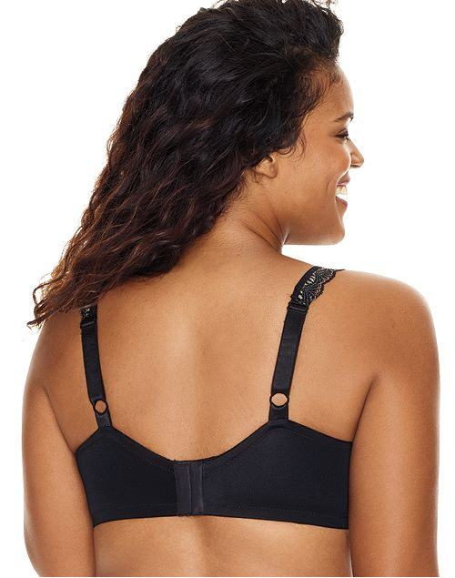 Just My Size Womens Modern Curvy Balconette Foam Underwire Bra