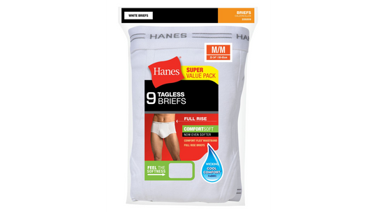 Hanes Mens FreshIQ™ ComfortSoft® 9-Pack Briefs