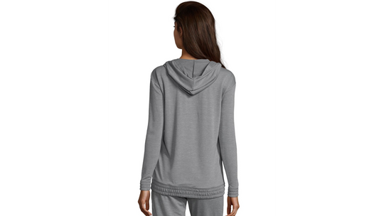 Hanes Womens French Terry Full Zip Hoodie