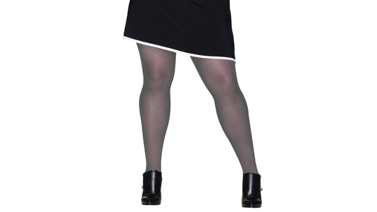 Hanes Womens Curves Control Top Opaque Tights
